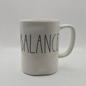 Rae Dunn “BALANCE” Ceramic Mug Minimalist Farmhouse Coffee Cup